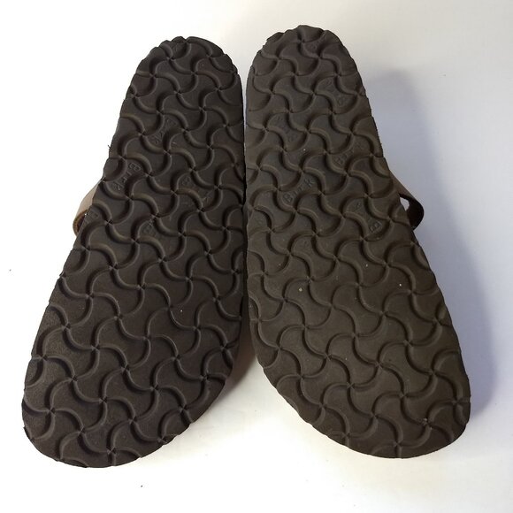 Birkenstock Gizeh Thong Sandals Size 38 US 7 - 7.5 Womens Adjustable Buckles - Picture 8 of 13